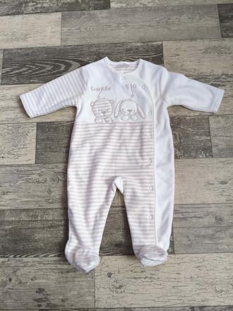 Dupačky/overal plyšový neutrální, baby,68