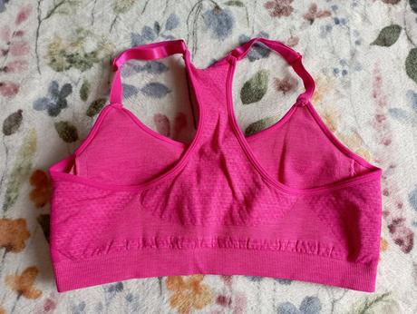 Růžová sportovní podprsenka, ergee,m