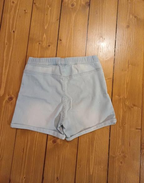 Dívčí džegínové kraťasy, h&m,140