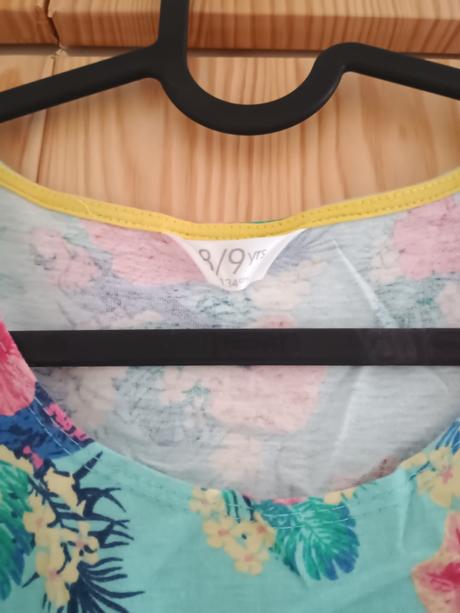 Letní šaty - kytky, h&m,140