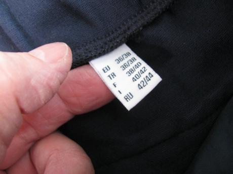 Dámské pružné modré kotníkové kalhotové tepláky, 38