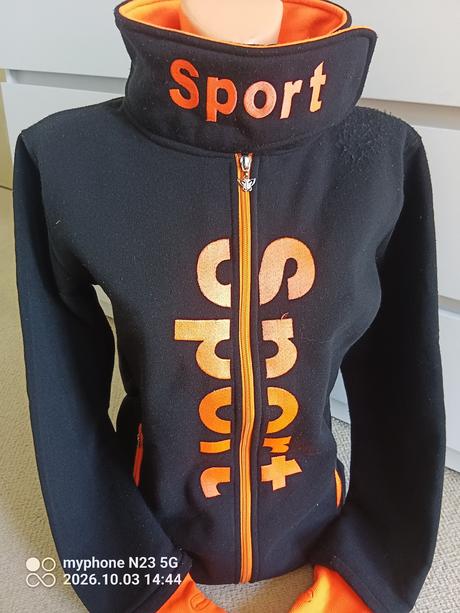 Mikina s neón nápisem zn."vt fashion" vel."l", l