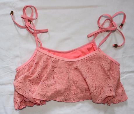 Aw4. krajkový vrchní díl plavek, 38