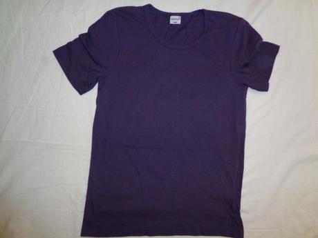 Fialové bavlněné tričko, 152