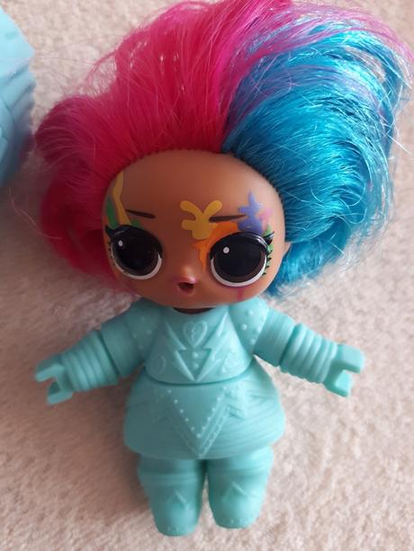 Lol velká ségra duhová panenka s malou panenkou,