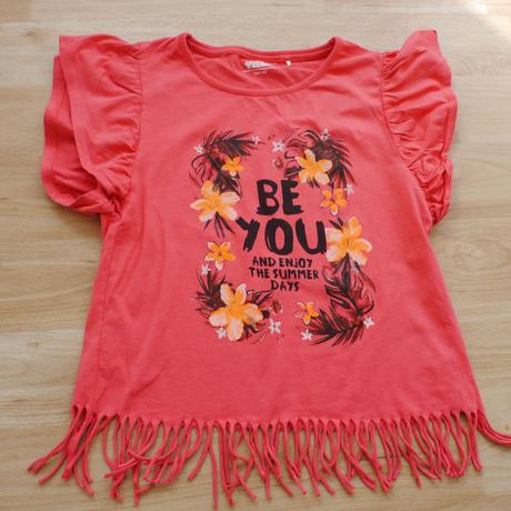 Tricko s trasnemi a volant 134/140 yigga, yigga,134