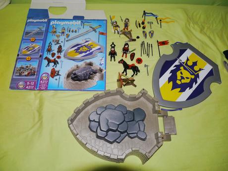 Playmobil 4217 pevnost rytíře s 2 meci, stity, 