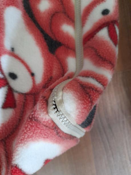 Fusak červený medvídkový s vadou, 