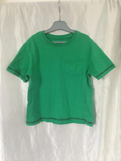 Vel. 110 zelené triko s kapsičkou, 110