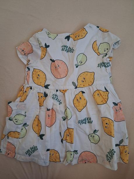 Šaty s citrony, lindex,80