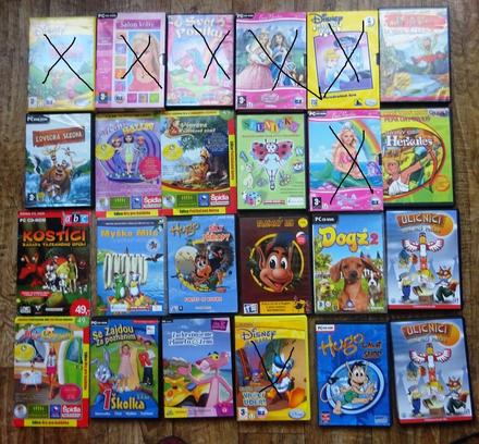 Dětské pc hry,