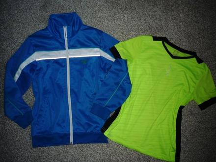 Sportovní bunda+tričko kipsta vel 130-140, kipsta,134