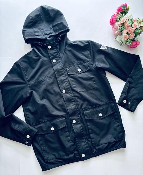 Bunda černá chlapecká jaro/podzim - v.12/13 let, 158