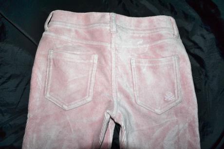 Sametové legíny,kalhoty benetton,v.128, benetton,128