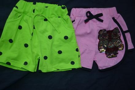 2x nové kraťasy v.110/116, 110 / 116