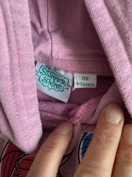 Mikina s kapucí vel. 110/4-5 let, nickelodeon,110