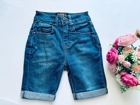 Džínové kráťasy divči - v.8/9 let, 128