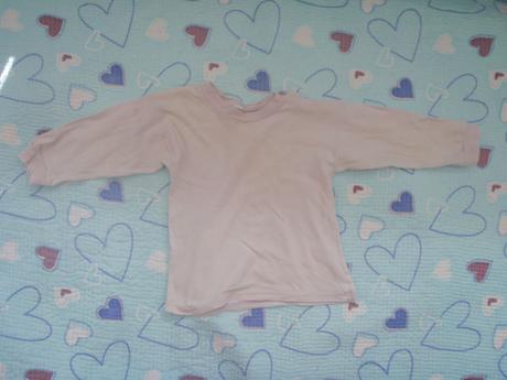 Fialkové triko dl. rukáv, obyčejné, vel. 68/74, 74