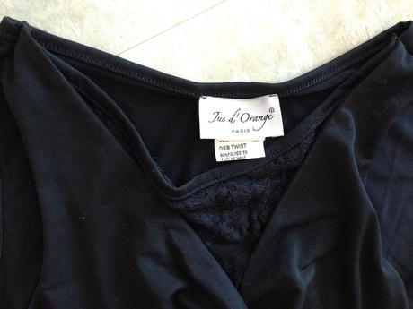 Elastický černý sexy elegantní top vel. 36 krajka, s