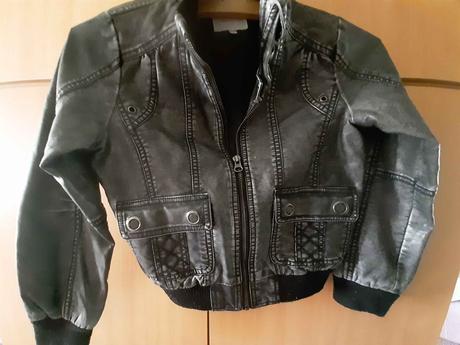 Jarní, podzimní kožená bundička, 116