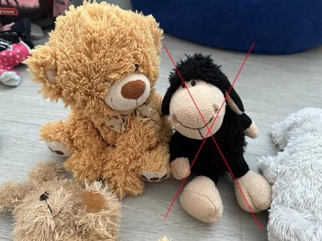 Plyšová zvířátka - medvěd, králík, mýval, 6 ks,