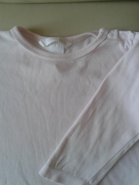 Triko h&m světle růžové pro holku vel. 80, h&m,80