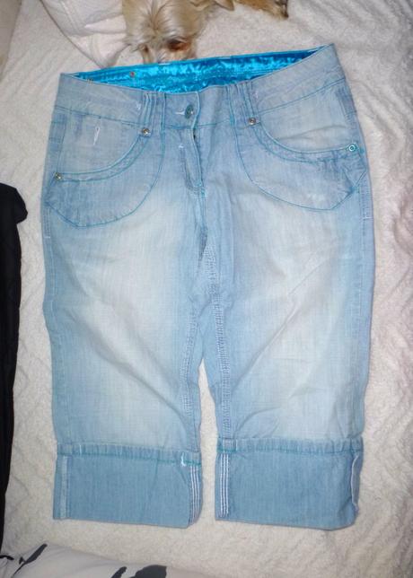 3/4 lehké džíny - vel.m-l, m