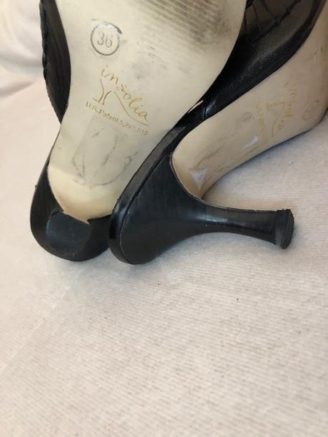 Cerne spicate kozene nazouvaky vel. 36 bata, baťa,36