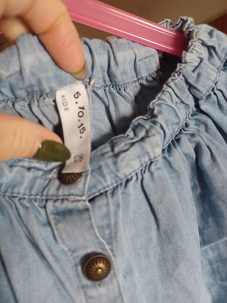 Džínová sukně se zvířátky, 128