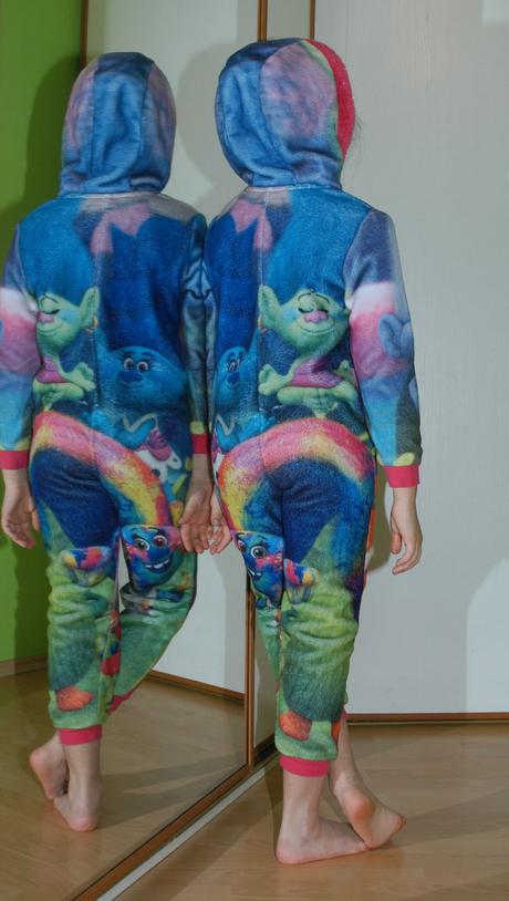 Chlupatý hebký dívčí overal tollové, trollkids,122