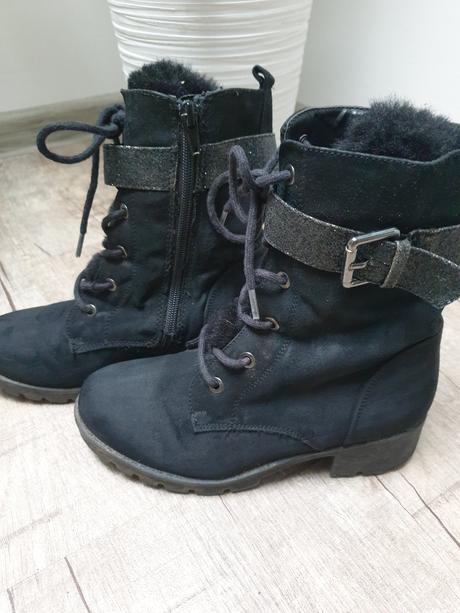 Dívčí semišové kozačky, graceland,32