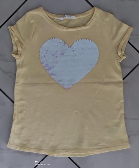 Tričko s flitry, h&m,122