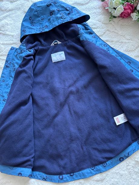 Bunda jaro/podzim s auty  - v.3/4 roky, m&co,104