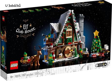 Vánoční lego creator 10275 elfí domek, 
