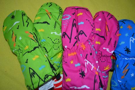 Rukavice palčáky šusťákové, uvnitř fleece,92-122, 92 - 122