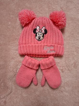 Zimní sada čepice + rukavice, 86