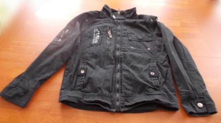 Chlapecká jarní bunda černá rebel, rebel,152