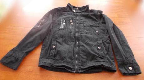 Chlapecká jarní bunda černá rebel, rebel,152