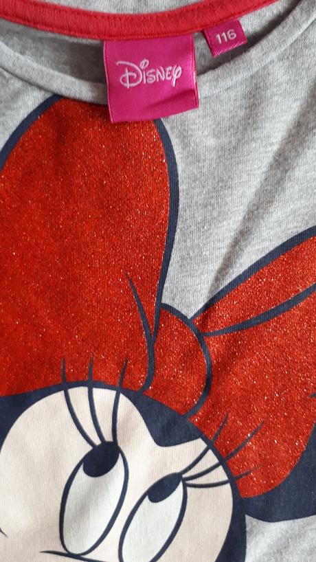 Dětské tričko dlouhý rukáv minnie, disney, vel.116, disney,116