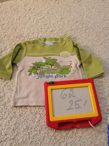 Trička dlouhý rukáv 5 ks, 68–80