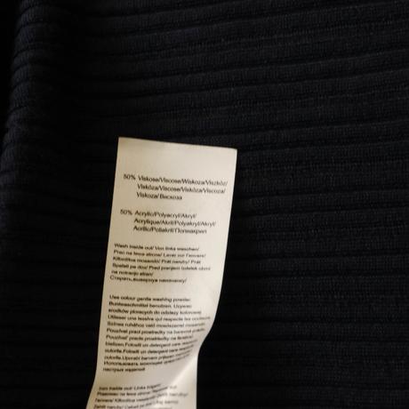 Tmave modry dlouhy svetrik s paskem a 3/4 rukavem, orsay,xs