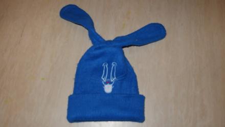 Teplá čepice "zajíček" (cca 1 - 3 roky), 92