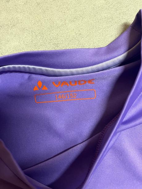 Tričko s uv ochranou vaude kids solaro 146/152, 146