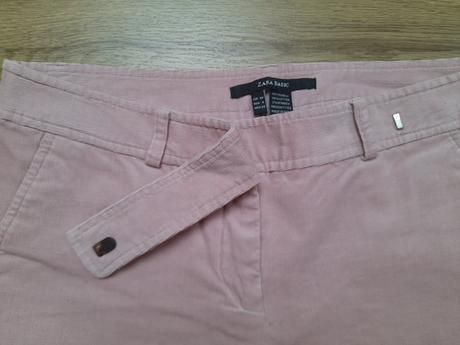 Krásné starorůžové kalhoty zara, zara,38