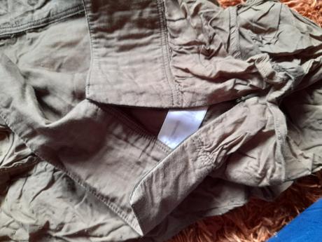 Sukně,lehká žabičková,khaki vel 40, timeout,40