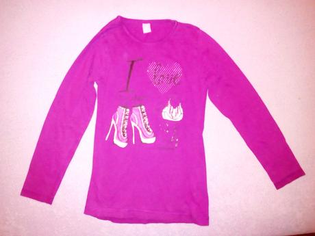 5 x tričko s dlouhým rukávem, 116