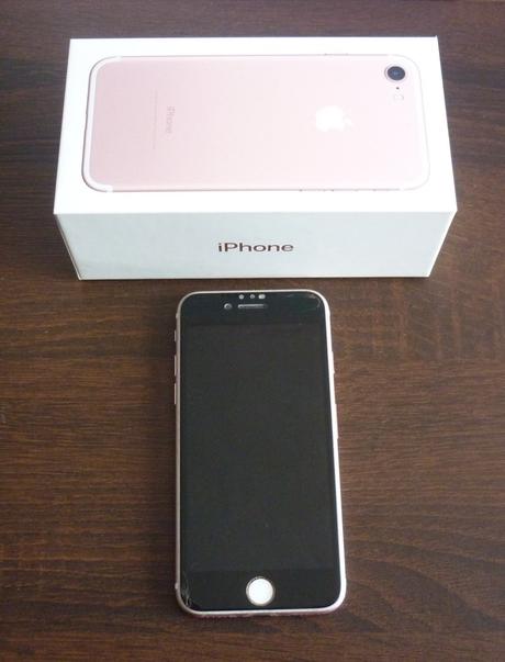 Apple iphone 7 světle růžové barvy, apple