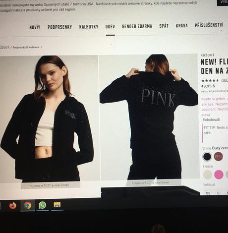 Tepláková souprava victoria's secret, vel. xs, victoria's secret,xs