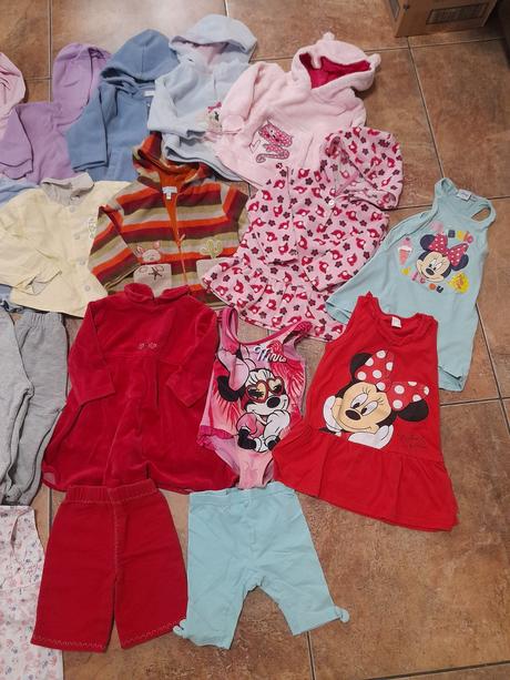 Velký holčičí set/balík , vel. 74/80, 68–80