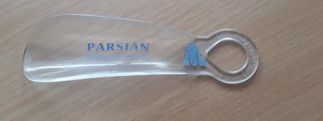 Plastová lžíce na obouvání,